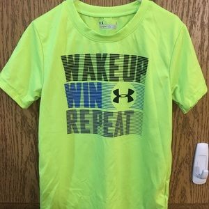 Boys size 6 under armour shirt